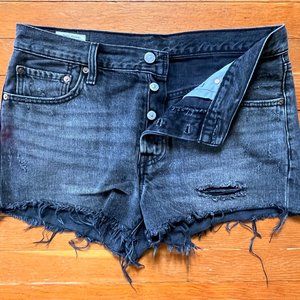 Levi's 501 distressed shorts